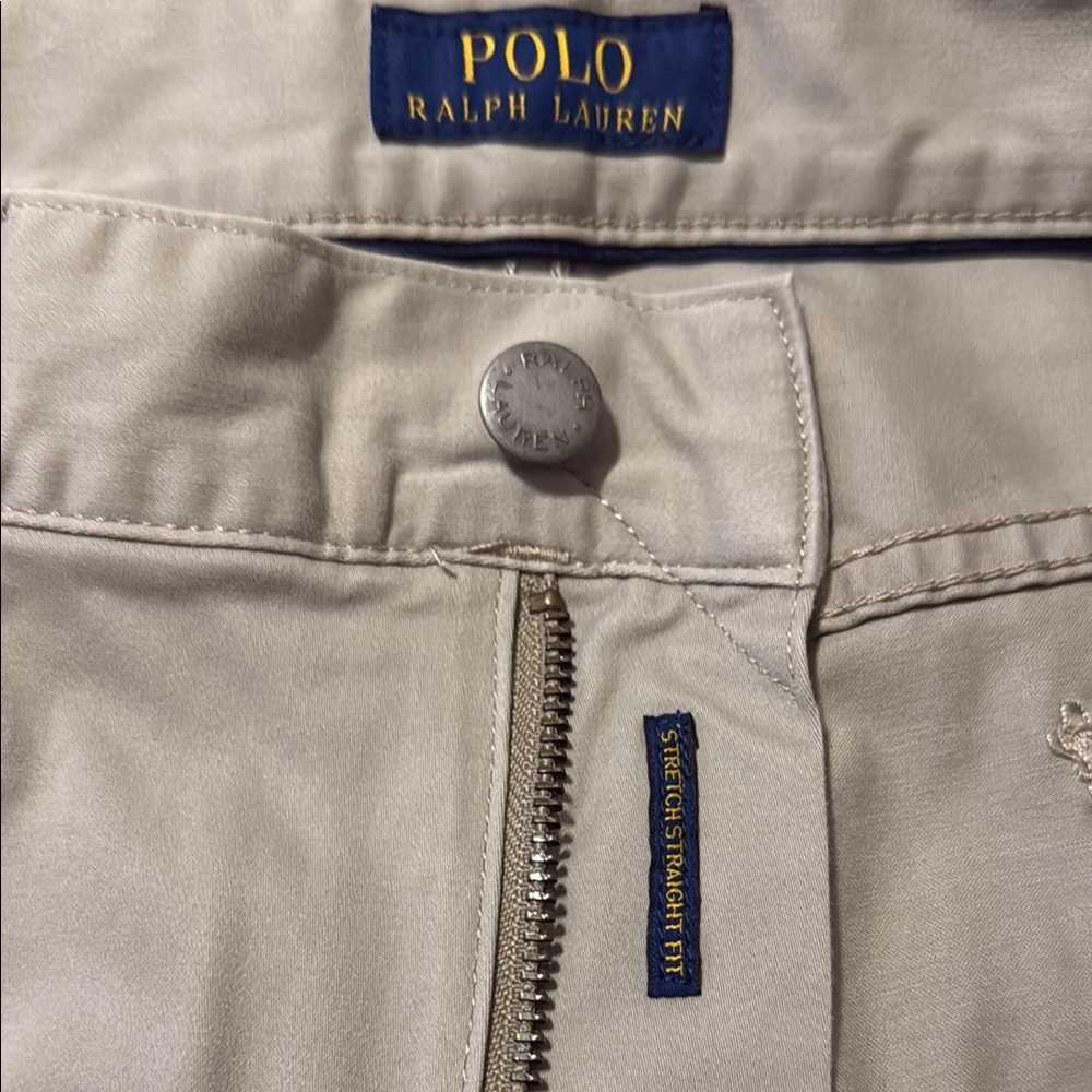 Polo by Ralph Lauren Cream Chino Pants - Picture 3 of 9